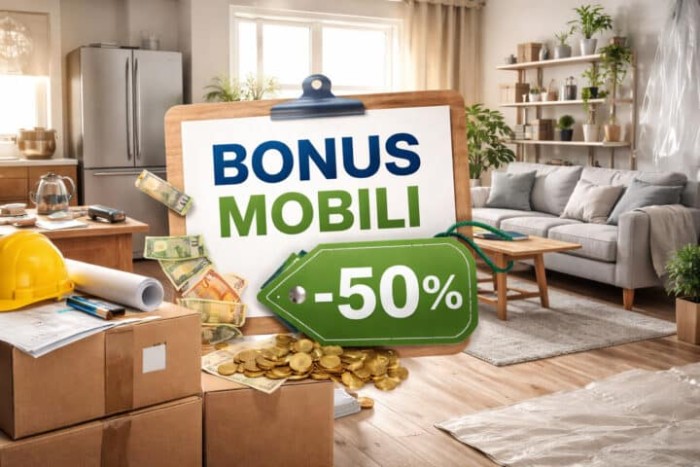 Bonus Mobili al 50% anche per la seconda casa